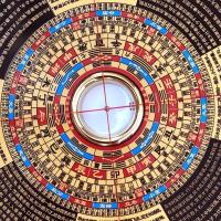 [Pequeño] candado dorado de 9 pulgadas, luz de jade, Chongdao Hall, paso por alto, brújula Yin Yang Feng Shui, alta precisión - details 1