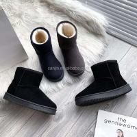 Nuevas botas de invierno de felpa para mujer, zapatos de piel de zorro de imitación de corte alto, informales 2025 - details 3