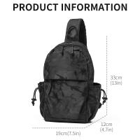 Bolso cruzado para hombre, bolso portátil, tableta portátil para hombre, bolso de pecho simple, mochila pequeña de ciclismo de gran capacidad a la moda, ocio - details 3