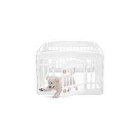 Iris Ohyama Corralito con 4 Paneles, H60cm, Blanco, Puerta con Cerradura, Jaula para Gatos, Vallas, para Interior, Exterior, Conejo, Recinto, Perro - details 12