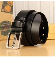 Cinturón con hebilla de Pin de aleación de PU para hombre, cinturones de ocio de negocios, cinturones negros de invierno para hombre - details 4