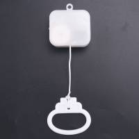 Caja de música con cordón para tirar, campana para cama blanca para niños, sonajero, regalos, piezas, accesorios - details 3