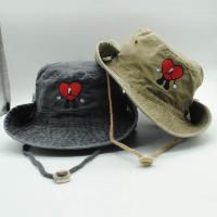 Sombrero de Pescador de Conejo Bordado de Algodón Sombrero de Sol Plegable para Verano para Hombres y Mujeres Gorra Deportiva y al Aire Libre - details 3