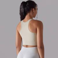 Sujetador deportivo para mujer, ropa interior, hilo sexy, informal, a rayas, sin costuras, top para gimnasio - details 29