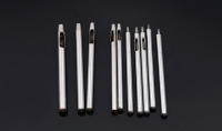 Perforadora de agujeros hueca redonda de acero para cuero, herramienta perforadora de juntas de reloj para correa de cuero, 0,5mm a 5mm, 10 piezas - details 0