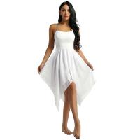 Tutú de ballet para mujer adulta con tirantes finos, vestido contemporáneo de gasa asimétrico, trajes de danza lírica - details 10