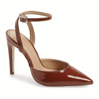Zapatos De Tacón Alto Con Punta En Punta Para Mujer, Sandalias De Tacón De Aguja Con Correa De Hebilla En El Tobillo - details 1