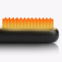Plancha de pelo portátil, plancha de pelo inalámbrica, pantalla Digital, peine alisador de pelo, 3 temperaturas ajustables para viajes en casa - details 8