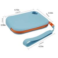 Monedero de silicona de Color sólido, billetera con cordón de gran capacidad, bolsa de maquillaje Simple para lápiz labial, bolsa de embalaje de joyería, tarjetero - details 0