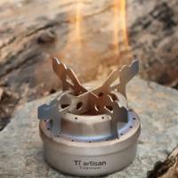 Rejilla de titanio ultraligera para alcohol al aire libre, estufa para acampar al aire libre, soporte cruzado, base de quemador, utensilios de cocina para picnic - details 0