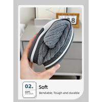 Zapatillas de casa para hombre y mujer, chanclas informales de suela gruesa suave, pantuflas cálidas de felpa, zapatos antideslizantes para dormitorio, invierno, novedad - details 5