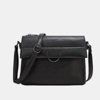 Bolso bandolera de gran capacidad para mujer con cierre de cremallera - Bolso de hombro convertible elegante, correa ajustable, disponible en marrón/beige/negro/caramelo - Bolso formal y diario de cuero sintético para mujer, bolso bandolera, accesorio de - details 7