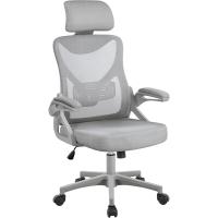 Oficina Ergonómica Silla Reposabrazo Ajustable Silla Oficina Trabajo con Reposacabeza Silla Giratoria Rosa - details 1