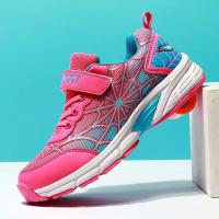 Los muchachos se iluminan, los deportes LED coloridos de los muchachos corren los zapatos ajustables del rodillo del flash - details 8
