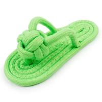 Juguete masticable de algodón para perros Cuerda de zapato interactiva para perros pequeños y grandes Juguete dental para mascotas Suministros para mascotas - details 4