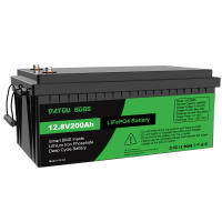 LiFePO4-Batería de litio de 200Ah, 12V, BMS, 10000 + bicicleta autocaravana, Tiendas de barcos - details 0