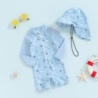 Traje de Baño de Bebé con Estampado de Ballena Rash Guard de Manga Larga - details 9