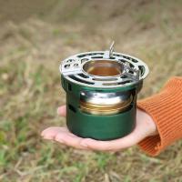 Estufa de Barbacoa Portátil de Acero Inoxidable Cocina de Campamento a Alta Temperatura con Accesorios de Alcohol - details 7