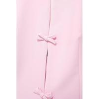 BUNO-Chaleco con lazo y espalda descubierta para mujer, Top calado sin mangas con cuello Halter, falda ajustada elegante, camisetas sin mangas femeninas Y2k, Top corto para oficina - details 6