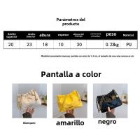 Bolso De Mensajero De Cadena De Viajeros Con Bolso De Hombro De Diamantes Casual De Nueva Moda Para Mujer - details 0