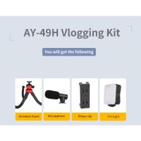 Vlog fotografía, grabación de video, luz LED móvil de relleno, luz de relleno en vivo, juego de luz de bolsillo AY49 - details 5