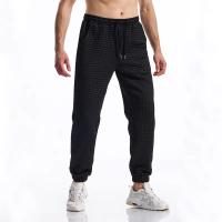 Grille Design tissu hommes pantalons de Sport décontractés pantalons de Sport de gimnasia para hombres survêfun pantalons de survênement entrenamiento Jogging pantalons longs - details 3