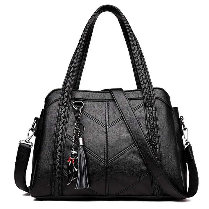 Bolso de cuero de lujo para mujer, Bandolera de hombre de alta calidad - 1