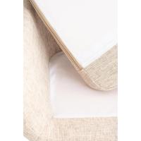 Tapizados En Tela con Respaldo & Reposapiés I 2 Sillas De Bar con Base De Madera & Reposapiés, - details 1