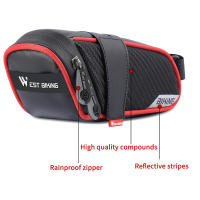 WEST BIKING-bolsa impermeable para herramientas de ciclismo, bolsa reflectante para tija de sillín trasero, cesta para bicicleta de montaña y carretera - details 3