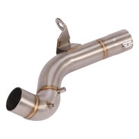 Silenciador de Motocicleta de Aventura MODIFIED de RESPRACE para BMW F750GS F850GS F 850 GS 2018-2023 Tubo de Enlace Medio Modificado Borrador de Catalizador Eliminado Accesorio de Escape de Motocicleta - details 4