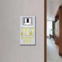 Placa de Número de Puerta Moderna de Acrílico Personalizada Corte Láser Personalizado - details 9