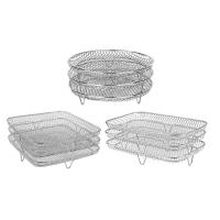 Estufa de Aire Anti-corrosión de 3 Capas Parrilla Stackable para Barbacoa al Aire Libre - details 7