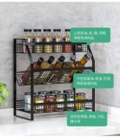 Estante de cocina para botellas de especias, organizador para el hogar, soporte mágico para condimentos, cesta de almacenamiento para palillos - details 19