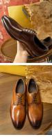 Zapatos de vestir de negocios para hombre de lujo de alta calidad con diseño de cuero genuino - details 8