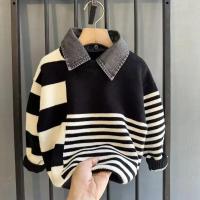 Suéteres de Punto Engrosado para Niños Adecuados para Primavera y Otoño Calidez para Niños Pequeños - details 3
