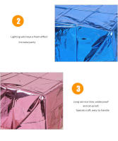 Mantel de Mesa de Plástico Dorado Rosa Cubierta de Mesa Desechable para Fiestas 137x274cm - details 4