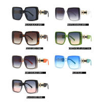 Toyear-gafas de sol cuadradas de diseñador de marca de lujo para mujer y hombre, gafas de sol Vintage con montura grande, gafas de viaje para conducir, tonos ins, UV400 - details 4