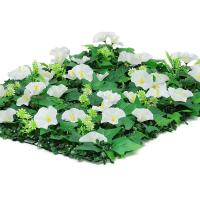 Panel de pared de plantas artificiales Morning Glory, 60x40cm, paneles de pared de plástico resistentes a los rayos UV, fondo realista DIY - details 15