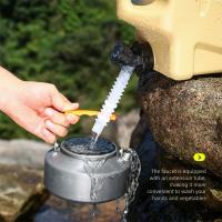 Cubo para beber al aire libre de 12L, contenedor portátil de almacenamiento de agua de gran capacidad, tanque de agua para acampar resistente al desgaste a prueba de fugas - details 5
