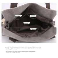 Bolso de Lona para Mujer Bolso de Las Señoras de la Lona Bolso de Hombro de Las Mujeres Bolso Bandolera Bolso Tote Bolso Shopper - details 4