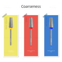 HYTOOS-broca para uñas 5 en 1, cónica superior plana, dientes cruzados, brocas de carburo para uñas, elimina Gel, taladros eléctricos, lima, accesorios de manicura - details 0