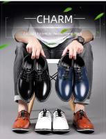 Zapatos Casuales para Hombre Mocasines de Moda sin Cordones, Zapatos de Trabajo de Cuero con Plataforma, Talla Grande 50 - details 2