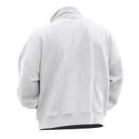 Jersey de cuello alto de terciopelo para hombre, suéter informal de color sólido, media cremallera, talla grande, tendencia de invierno - details 6