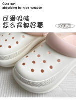 Sandalias de oficina para mujer, de verano, antideslizantes, de suela gruesa, con aumento de altura, de doble uso y punta cerrada. - details 4