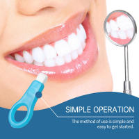 Kit de reparación dental para blanquear, eliminar manchas negras, dientes amarillos y limpiar con esponja - details 4