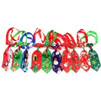Pajarita navideña decorativa para mascotas, corbata navideña ajustable de poliéster para perro, Collar navideño para árbol de Navidad/muñeco de nieve y gato - details 7