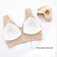Chaleco deportivo transpirable para mujer, sujetador absorbente para el sudor, almohadilla a prueba de golpes, Top deportivo para pista y campo, gimnasio, correr, Fitness - details 7