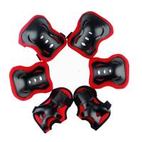 Juego de protectores de seguridad para bicicleta, equipo de protección para niños, protectores de muñeca, rodilleras, coderas, deportes, Skate, ciclismo, útil, 6 piezas por juego - details 5
