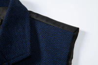 Chaleco de Tweed Grueso de Moda Retro para Hombres Chaleco de Fiesta de Ocio Casual Británico con Múltiples Bolsillos - details 19