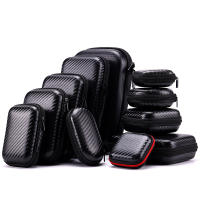 Bolsa de almacenamiento EVA multifunción, bolsa de capa de almacenamiento integrada, apariencia de fibra de carbono, estuche de transporte con cremallera, portátil, de viaje, alta calidad - details 1